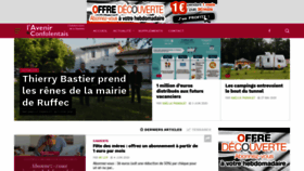 What Lavenir-hebdo.fr website looked like in 2020 (3 years ago)
