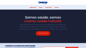 What Learne.com.br website looked like in 2020 (3 years ago)