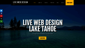 What Livewebdesign-tahoe.com website looked like in 2020 (3 years ago)