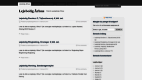 What Lejeboligaarhus.dk website looked like in 2020 (3 years ago)