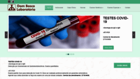 What Laboratoriodombosco.com.br website looked like in 2020 (3 years ago)