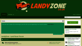 What Landyzone.co.uk website looked like in 2020 (3 years ago)