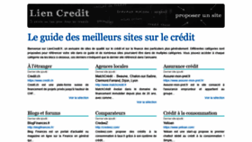 What Liencredit.fr website looked like in 2020 (3 years ago)