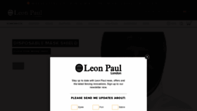 What Leonpaul.com website looked like in 2020 (3 years ago)