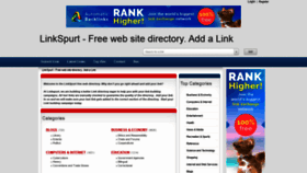 What Linkspurt.com website looked like in 2020 (3 years ago)