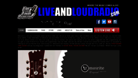 What Liveandloudradio.com website looked like in 2020 (3 years ago)