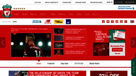 What Liverpoolfc.tv website looked like in 2020 (6 years ago)