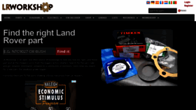 What Landroverworkshop.com website looked like in 2020 (3 years ago)