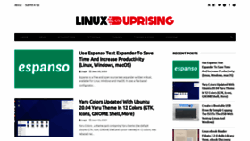 What Linuxuprising.com website looked like in 2020 (3 years ago)
