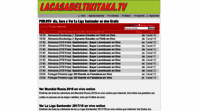 What Lacasadeltikitaka.tv website looked like in 2020 (3 years ago)