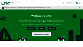 What Linkt.com.au website looked like in 2020 (3 years ago)