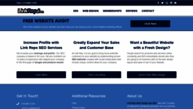 What Linkrep.com website looked like in 2020 (4 years ago)