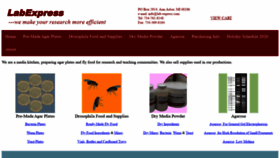 What Lab-express.com website looked like in 2020 (3 years ago)