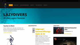 What Lazydivers.com website looked like in 2020 (3 years ago)