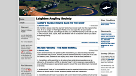 What Leightonangling.co.uk website looked like in 2020 (3 years ago)