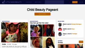 What Littlemissbeauty.com website looked like in 2020 (3 years ago)