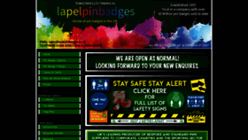 What Lapelpinbadges.co.uk website looked like in 2020 (3 years ago)