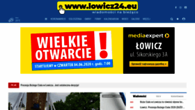 What Lowicz24.eu website looked like in 2020 (3 years ago)