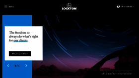 What Lockton.com website looked like in 2020 (3 years ago)