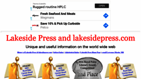 What Lakesidepress.com website looked like in 2020 (3 years ago)