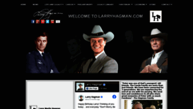 What Larryhagman.com website looked like in 2020 (3 years ago)