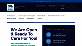 What Lcgh.net website looked like in 2020 (3 years ago)
