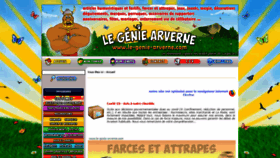 What Le-genie-arverne.com website looked like in 2020 (3 years ago)