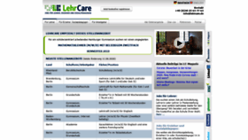 What Lehrcare.de website looked like in 2020 (3 years ago)