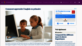 What Leslangues.fr website looked like in 2020 (3 years ago)