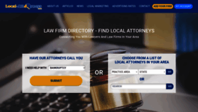 What Local-attorneys.com website looked like in 2020 (3 years ago)