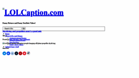 What Lolcaption.com website looked like in 2020 (3 years ago)