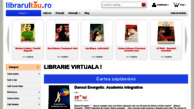 What Librarultau.ro website looked like in 2020 (3 years ago)