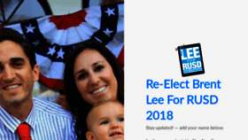 What Leeforrusd.com website looked like in 2020 (3 years ago)