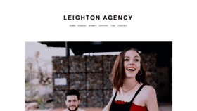 What Leightonagency.com website looked like in 2020 (3 years ago)