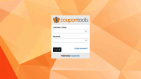 What Login.coupontools.com website looked like in 2020 (3 years ago)