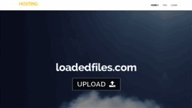What Loadedfiles.com website looked like in 2020 (3 years ago)