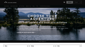What Laplandsafaris.com website looked like in 2020 (3 years ago)