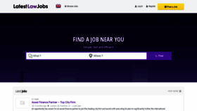 What Latestlawjobs.com website looked like in 2020 (3 years ago)