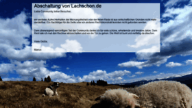 What Lachschon.de website looked like in 2020 (3 years ago)