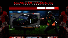 What Lonestarwagers.com website looked like in 2020 (3 years ago)