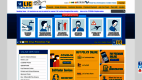What Licindia.in website looked like in 2020 (3 years ago)