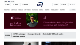 What Lrt.lt website looked like in 2020 (3 years ago)