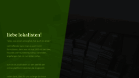 What Lokalisten.de website looked like in 2020 (3 years ago)