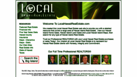 What Localhawaiirealestate.com website looked like in 2020 (3 years ago)