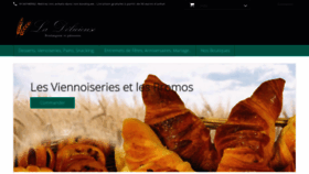 What La-delicieuse.fr website looked like in 2020 (3 years ago)