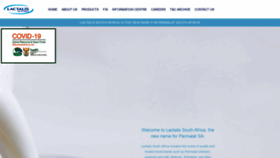 What Lactalis.co.za website looked like in 2020 (4 years ago)