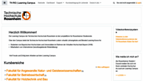 What Learning-campus.fh-rosenheim.de website looked like in 2020 (5 years ago)