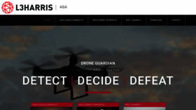 What L3-droneguardian.com website looked like in 2020 (3 years ago)