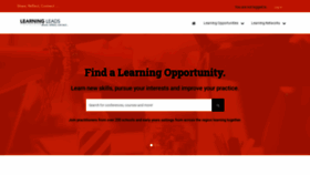What Learningleads.org.uk website looked like in 2020 (3 years ago)