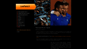 What Lesparis.fr website looked like in 2020 (3 years ago)